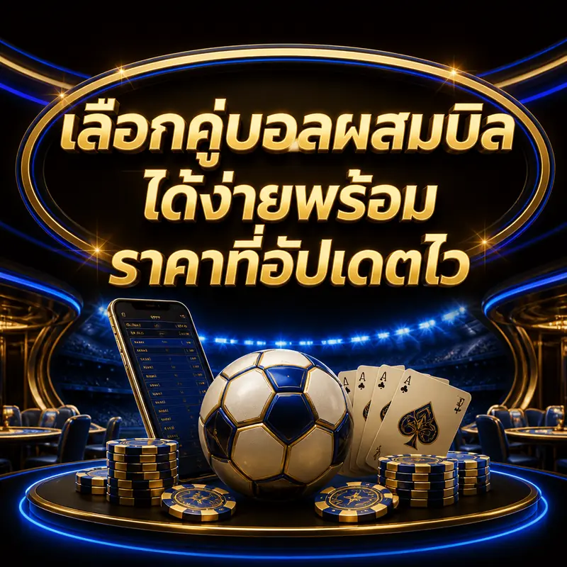 เลือกคู่บอลผสมบิลได้ง่ายพร้อมราคาที่อัปเดตไว